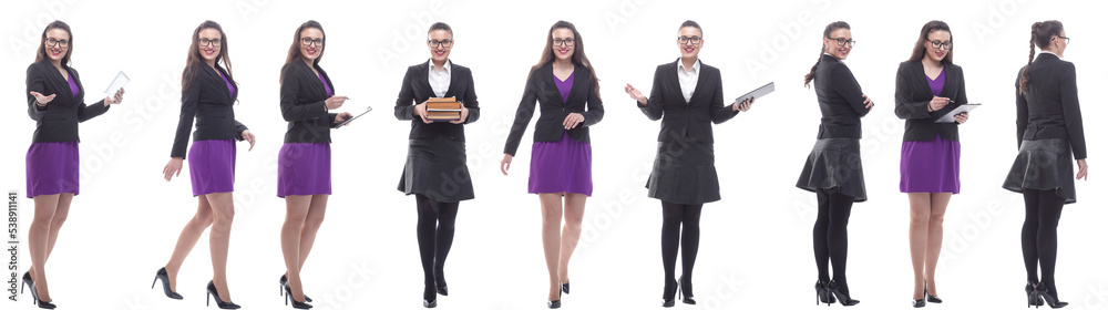 collage of a woman in full growth displaying many professions collage of a woman in full growth displaying many professions