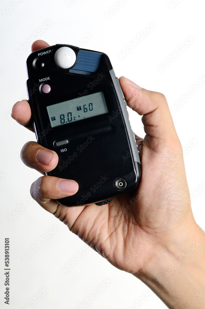 hand held digital light meter or flash meter hand held digital light meter or flash meter