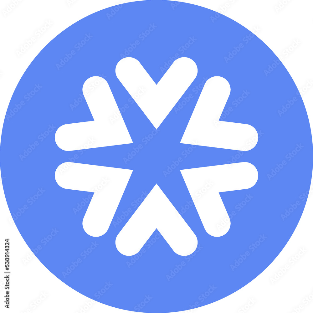 Christmas icon. Winter snow Christmas icon. Winter snow