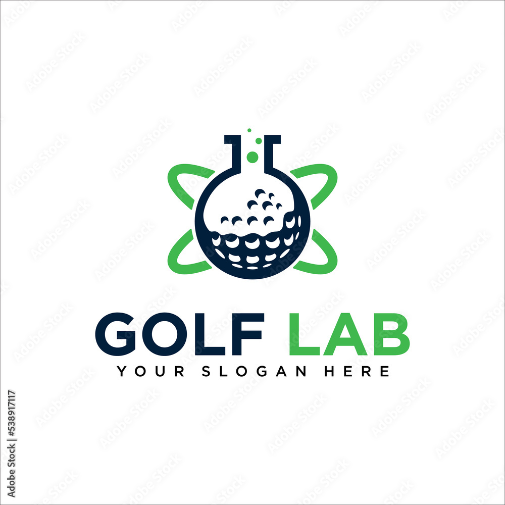 golf lab logo design vector golf lab logo design vector