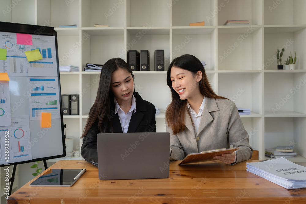 Asian Business consulting meeting and brainstorming new business plan finance investment Asian Business consulting meeting and brainstorming new business plan finance investment