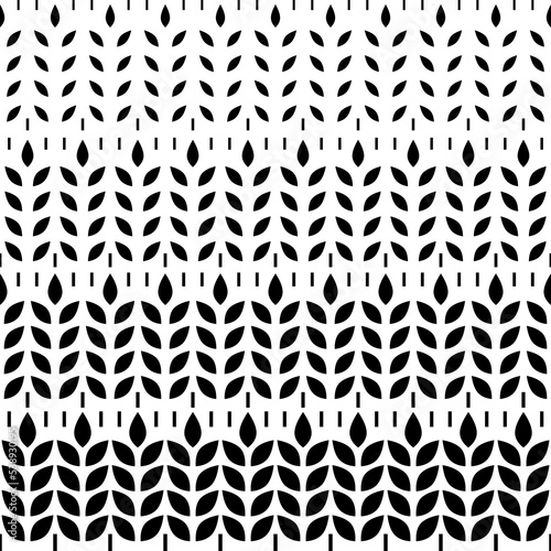 Wheat seamless pattern. Grain malt and barley, oat, rice, millet, maize, bran or corn. Ear background. Repeat texture plant. Design agriculture prints. Repeated patern for bread. Vector illustration