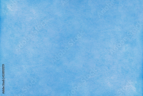 Blue sky watercolor background, texture paper