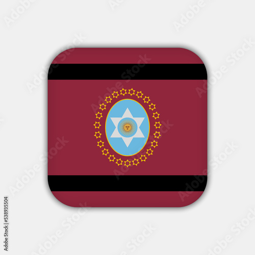 Salta Flag. Argentina Provinces. Vector Illustration.