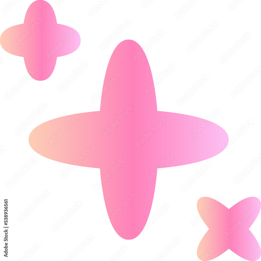 Cartoon Pink magic star Cartoon Pink magic star
