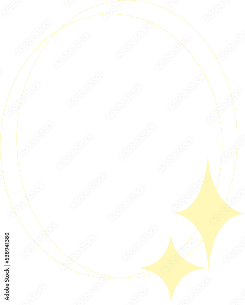 Sparkle Oval Monoline Minimal Sparkle Oval Monoline Minimal