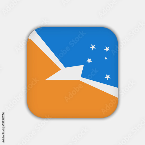 Free Download Tierra del Fuego Flag. Argentina Provinces. Vector Illustration. - GFXLoad