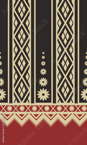 Ethnic pattern for background fabric print dress cloth curtains wallpaper 