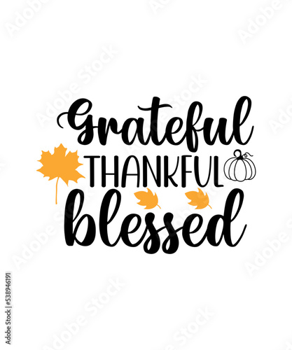 grateful thankful blessed svg cut file photo
