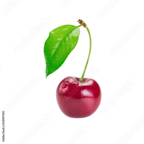 Cherry isolated on transparent background 