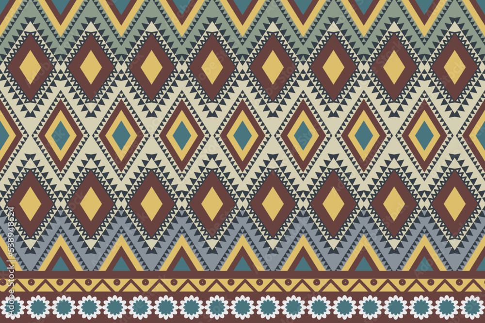 Geometric pattern wallpaper vintage background ethnic pattern 