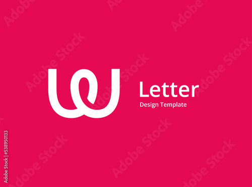 Letter W logo icon design template elements