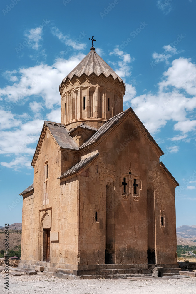 Surp Astvatzatzin (Holy Mother of God) Church is masterpiece of Momik architect. Areni village, Vayots Dzor Province, Armenia.