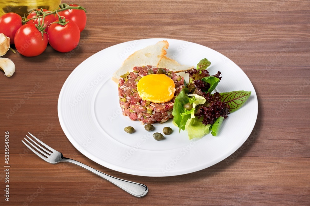 Tasty fresh salad dish, healthy food. Tasty fresh salad dish, healthy food.