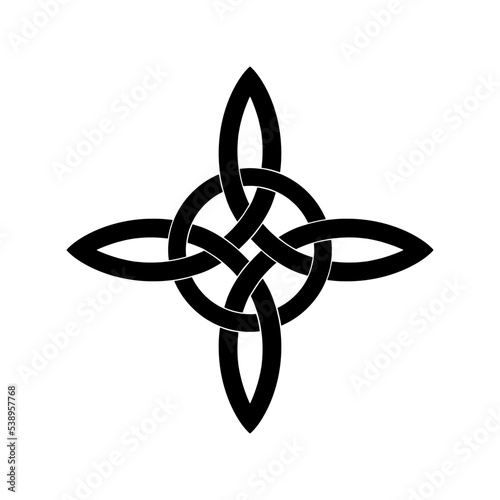 Wicca symbol - Power of four elements