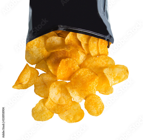 Open Bag of Chips photo