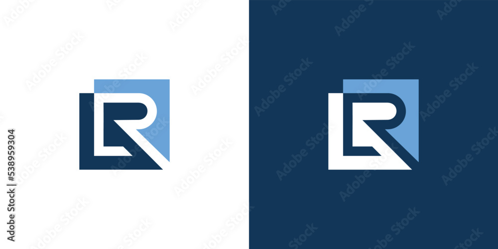 modern and unique letter R initials logo design 2 modern and unique letter R initials logo design 2