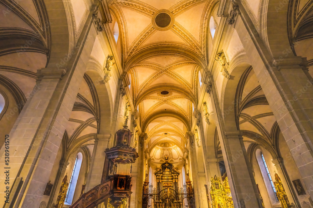 Saint Leodegar Church Basilica Altar Lucerne Switzerland