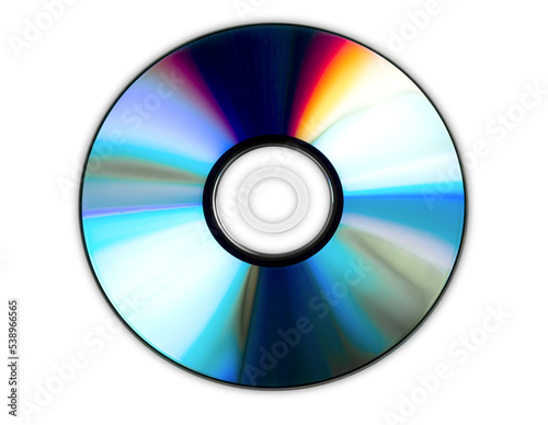 CD isolated on White background