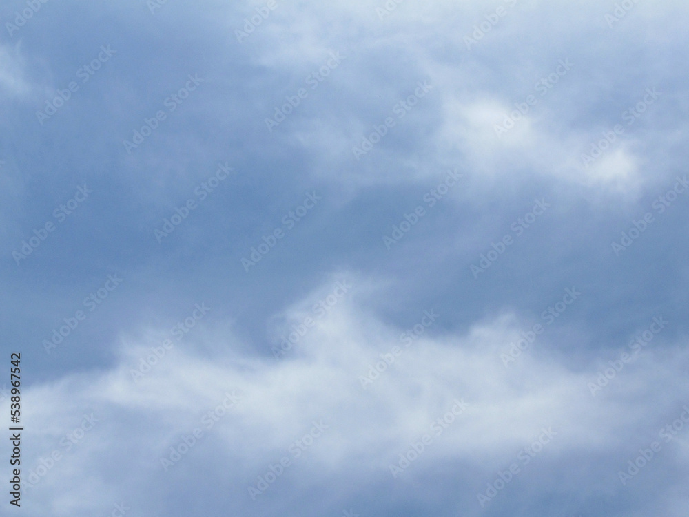 Beautiful image of blue sky with white clouds