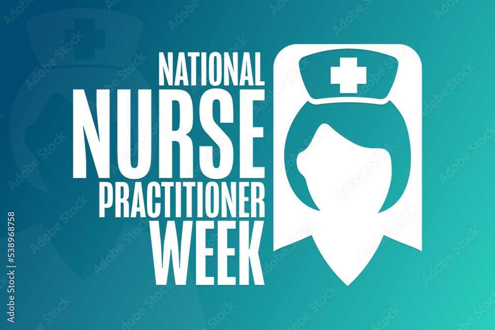 National Nurse Practitioner Week. Holiday concept. Template for background, banner, card, poster