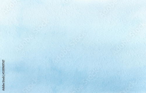 winter frosty morning watercolor pale blue background with texture for postcard invitation and design