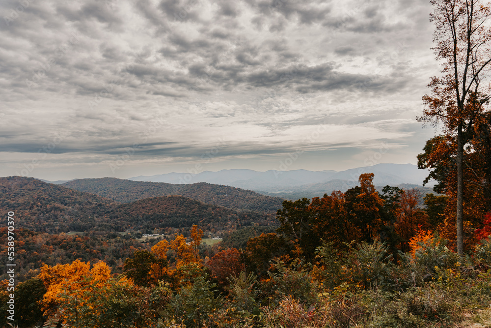 Blueridge Mountains in Fall