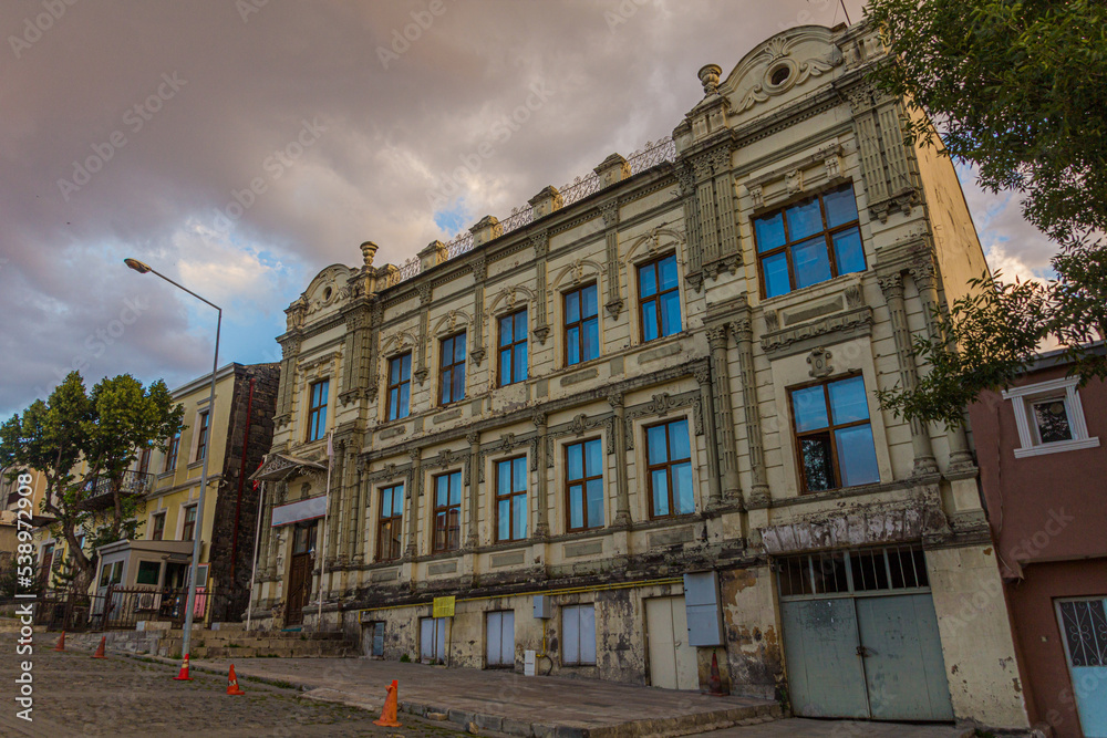 Fototapeta premium Russian 19th centrury building in Kars, Turkey