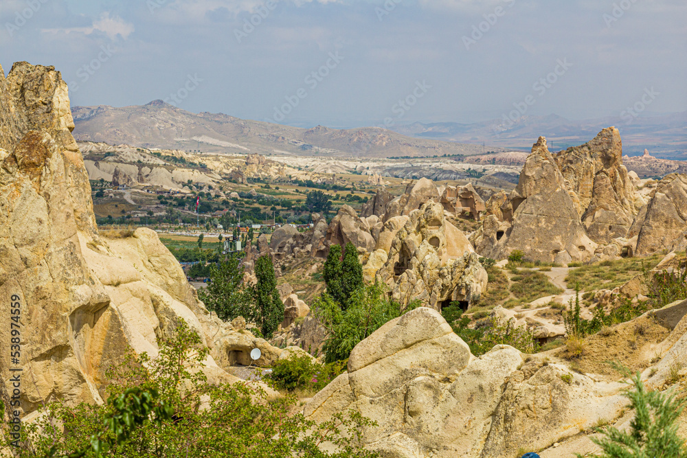 View of Goreme open air museum in Cappadocia, Turkey