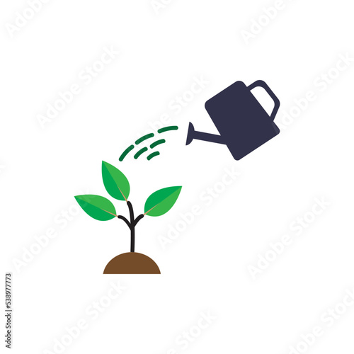 irrigation system or plant watering icon.