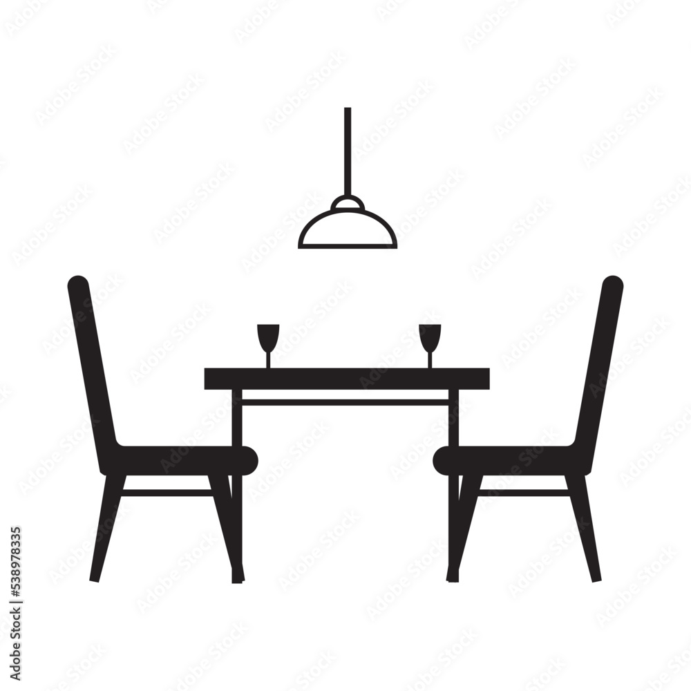 dining table set icon dining table set icon