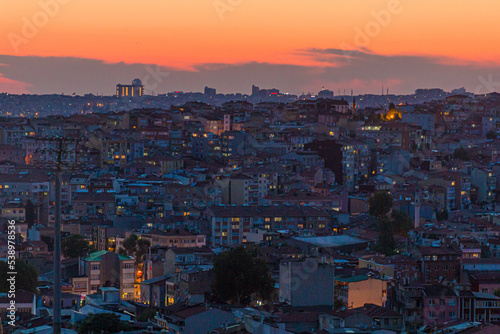 Evening view of Istanbul skyline, Turkey © Matyas Rehak