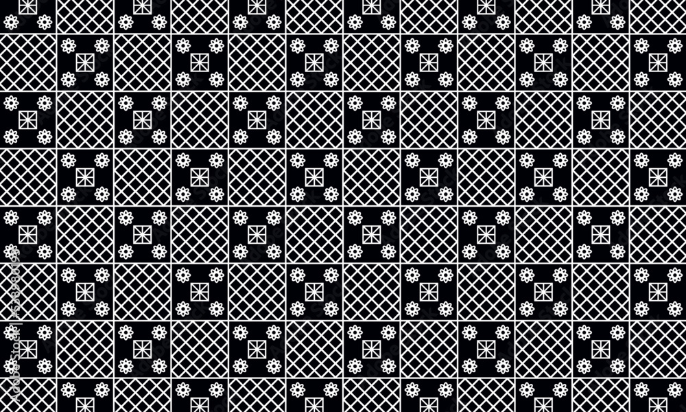 Abstract seamless Allover print design element repeated pattern 