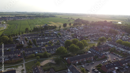 Plakat city ​​from the sky