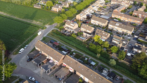 Plakat city ​​from the sky