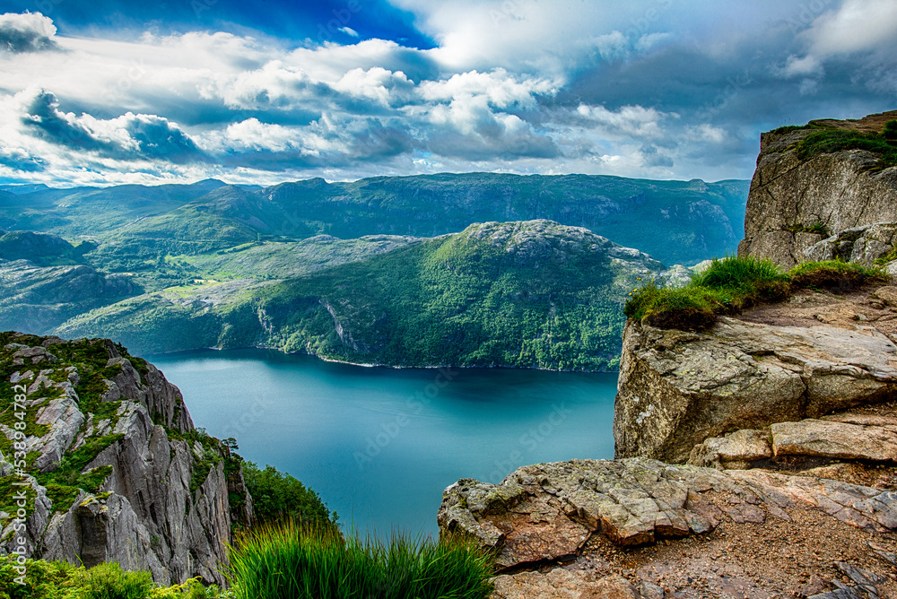 Preikestolen Norwegen - Wandertour Stock Photo | Adobe Stock