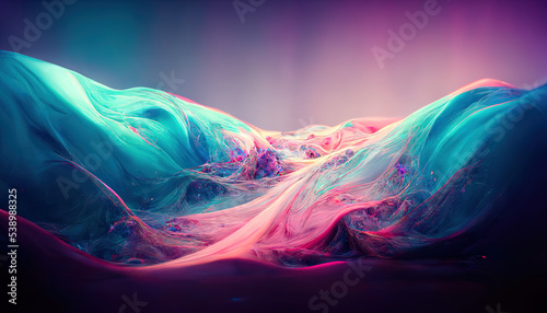 Trendy fluid color gradient abstract background with dynamic wave line effect. Vector Illustration For Wallpaper, Banner, Background