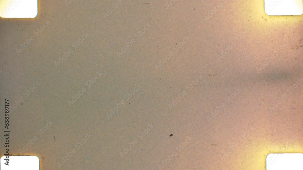 16mm film leader tape, color