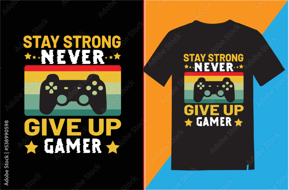my bast gaming t-shirt design