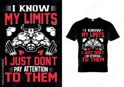 Gym T Shirt Design With Message