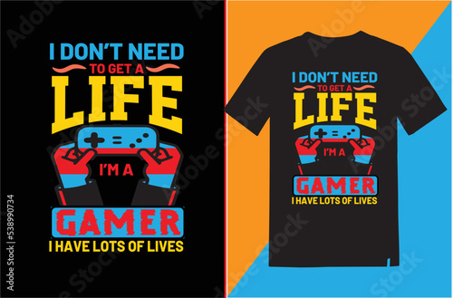 my bast gaming t-shirt design