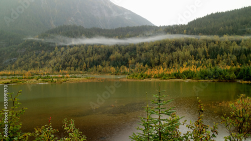 Mendenhall glacier and surroundings.