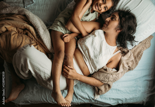 A mother and daughter portrait 