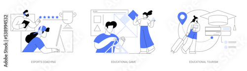 Learning opportunity abstract concept vector illustrations.