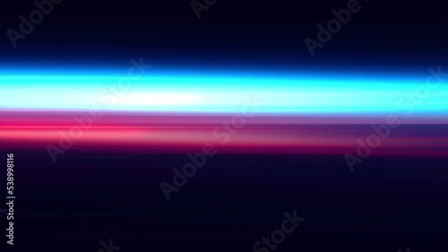 Glowing blue and red speed lines on black background