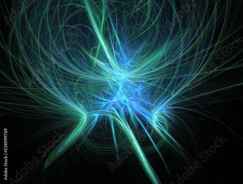 abstract background with glowing lines