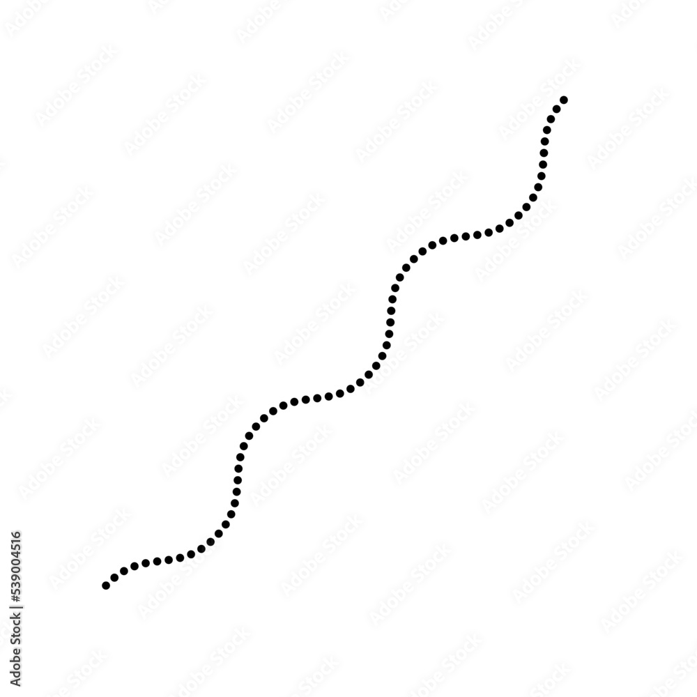 Naklejka premium dotted line