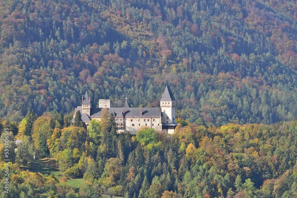 Burg Wartenstein Nähe Gloggnitz, Österreich
