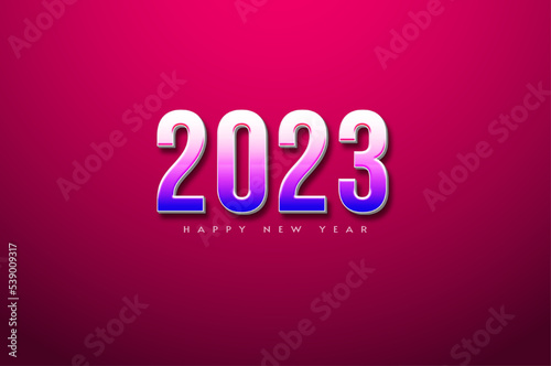 beautiful happy new year 2023 background