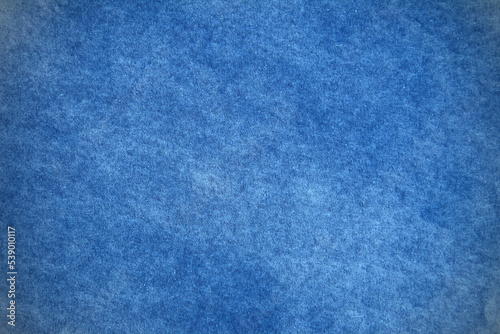 Old blue vintage paper background or texture